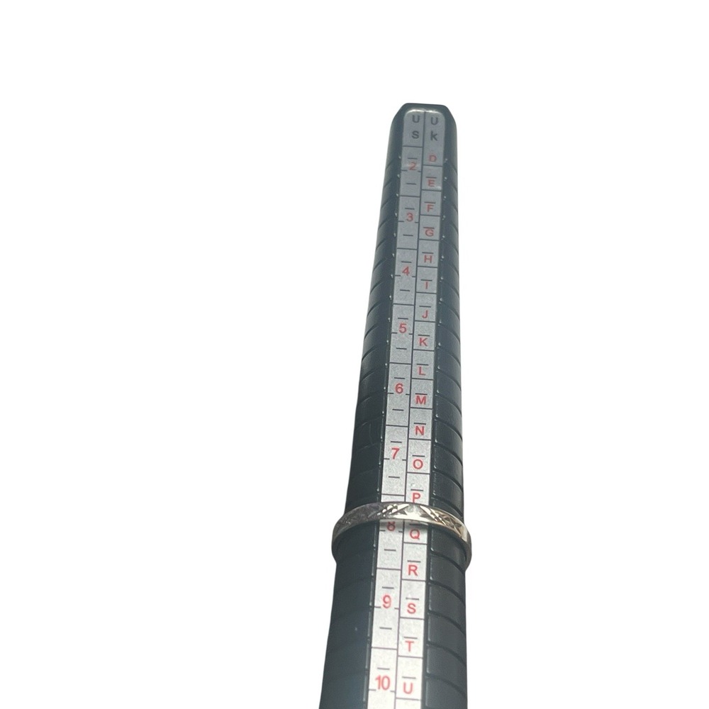 Sterling Silver Patterned Ring Stack, 3 Rings, 4g… - image 6